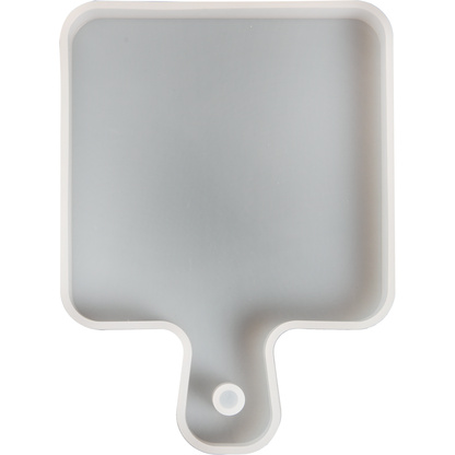 Dark Gray Urban Crafter Handle Tray Silicone Mould Rectangle - Small 14.5x10.5cm Resin Moulds