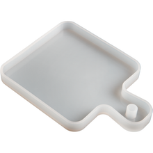 Gray Urban Crafter Handle Tray Silicone Mould Rectangle - Small 14.5x10.5cm Resin Moulds