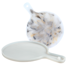Light Gray Urban Crafter Handle Tray Silicone Mould Round - Large 30.5x22.5cm Resin Moulds