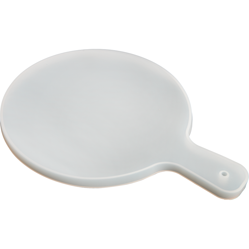 Light Gray Urban Crafter Handle Tray Silicone Mould Round - Large 30.5x22.5cm Resin Craft