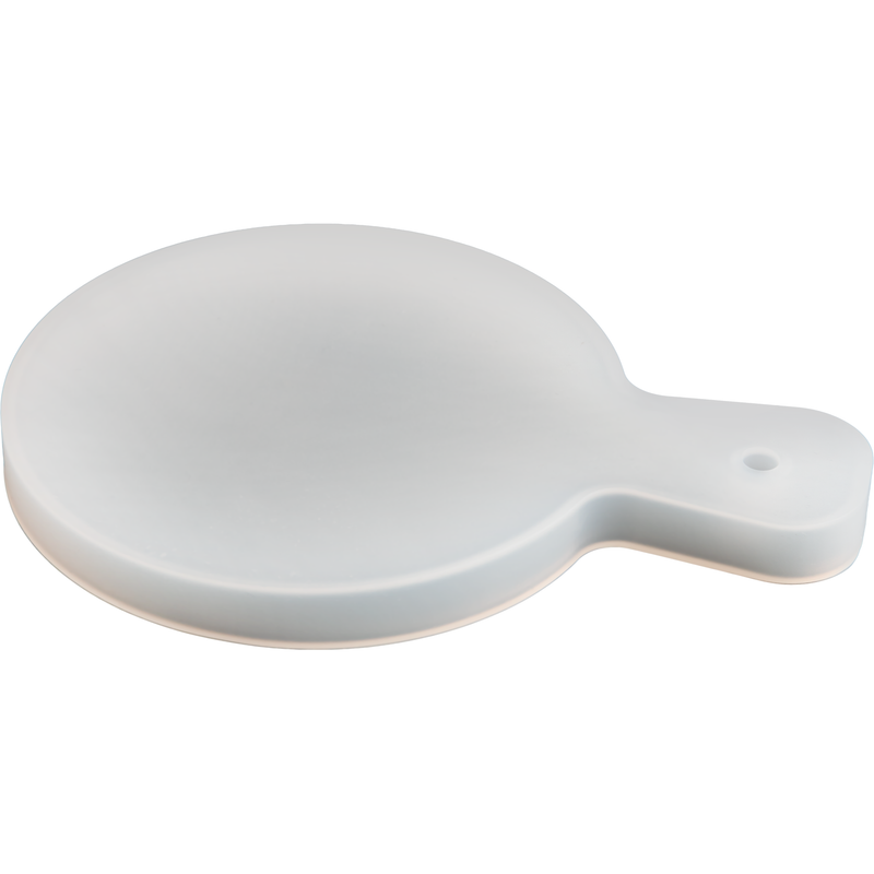 Light Gray Urban Crafter Handle Tray Silicone Mould round - Small 14.5x10.5cm Resin Craft