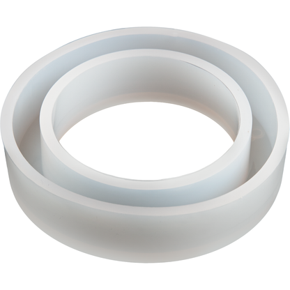 Gray Urban Crafter smooth wide bangle  Silicone Moulds 6.6x2cm Resin Moulds