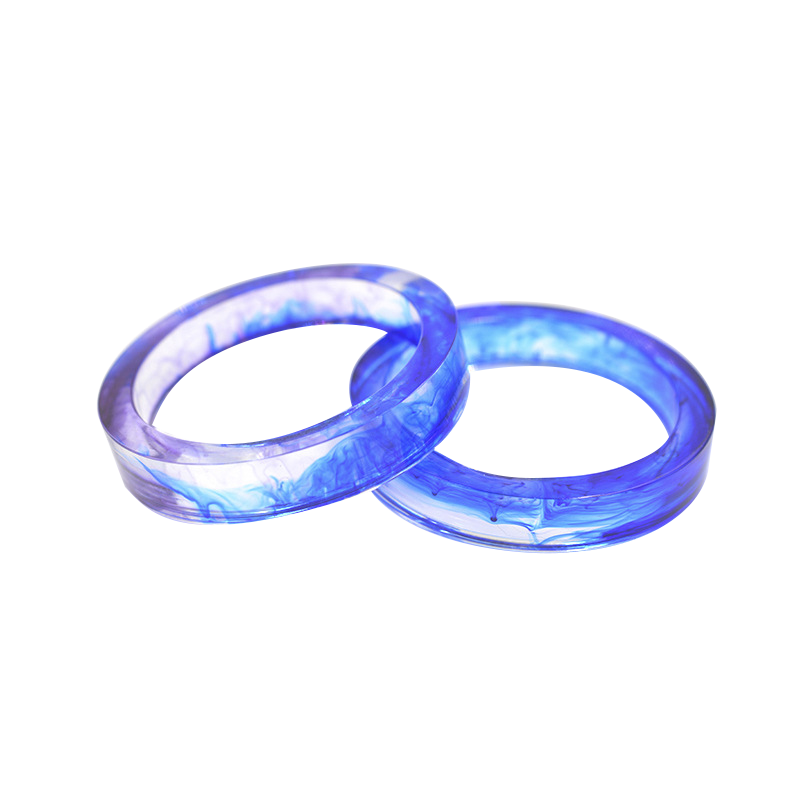 Cornflower Blue Urban Crafter smooth wide bangle  Silicone Moulds 6.6x2cm Resin Moulds