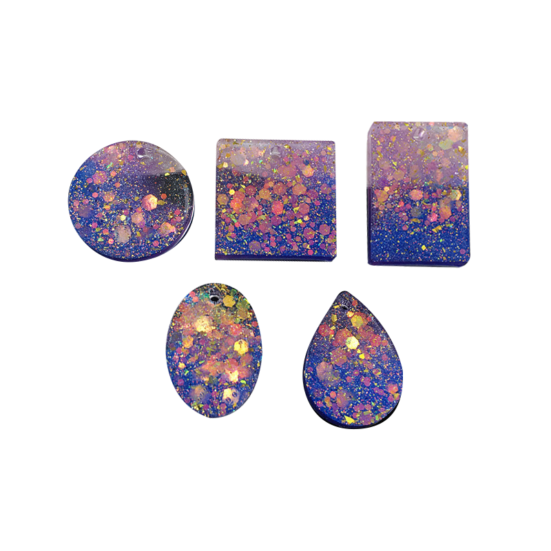 Slate Gray Urban Crafter Regular Pendants Moulds (5 Piece) Resin Moulds