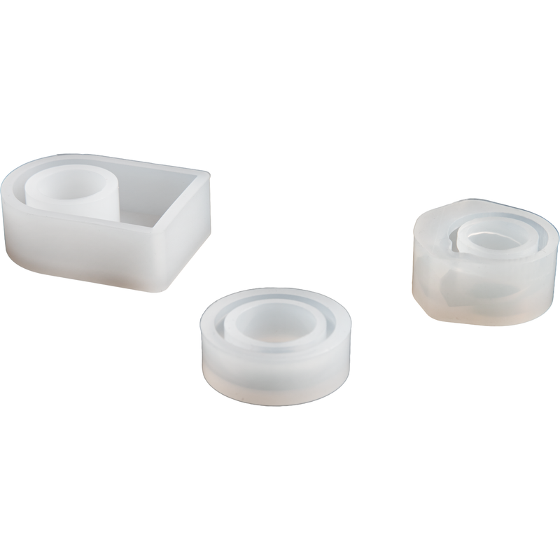 Light Gray Urban Crafter 5pc ring Moulds Resin Craft