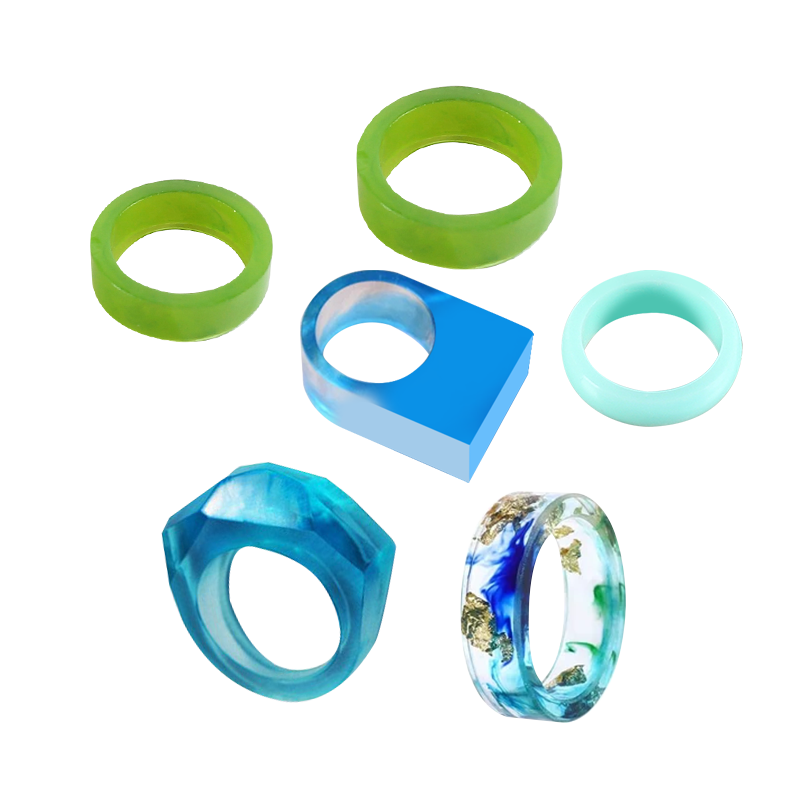 Steel Blue Urban Crafter 5pc ring Moulds Resin Craft