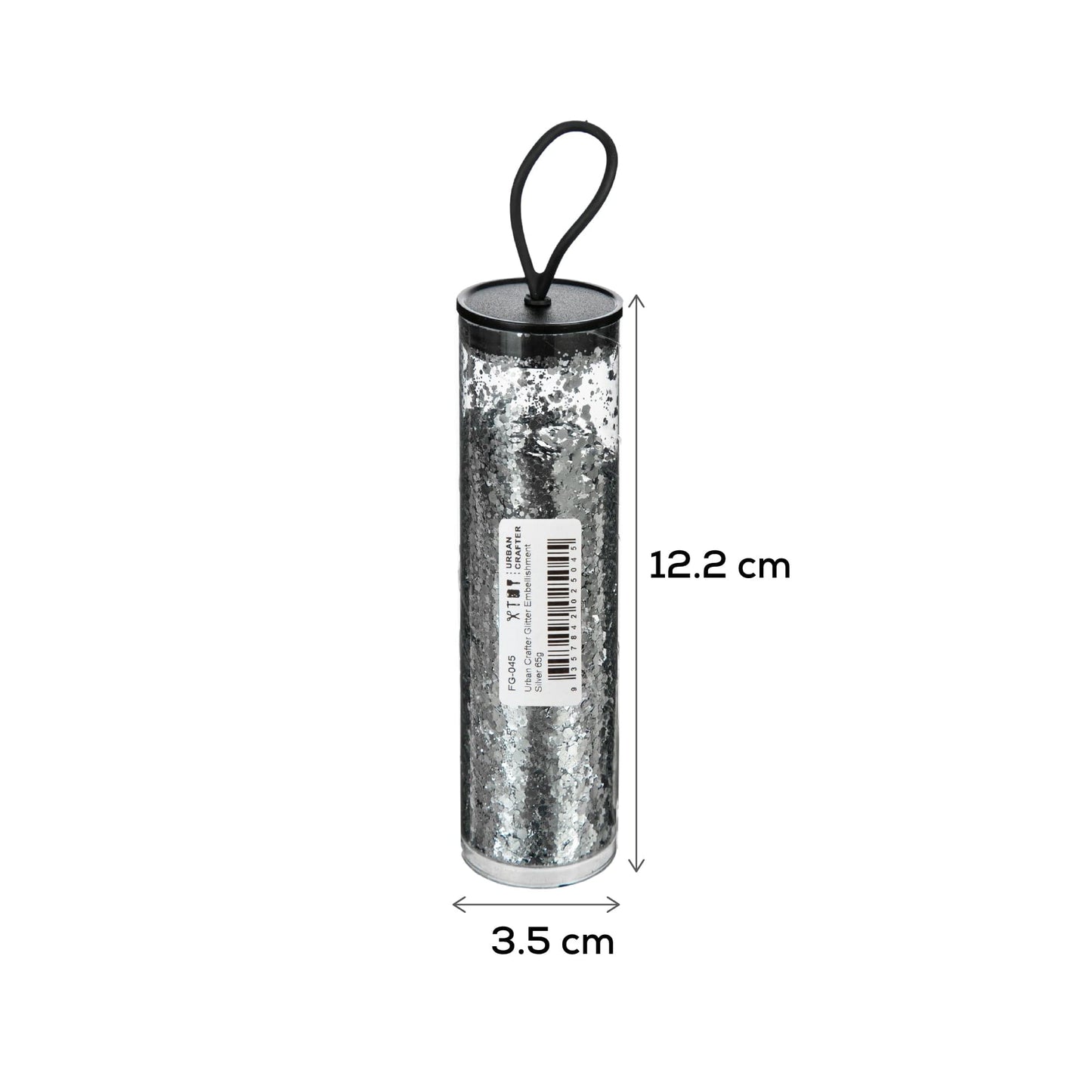 Gray Urban Crafter Glitter Embellishment Silver 65g Resin Dyes, Pigments & Colours