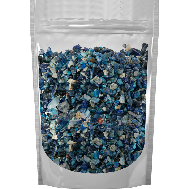 Gray Urban Crafter Quartz Crush Lapis lazuli 3-5mm 150g Resin Craft