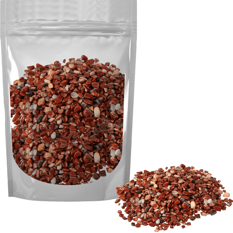 Gray Urban Crafter Quartz Crush  Red jasper 3-5mm 150g Resin Craft