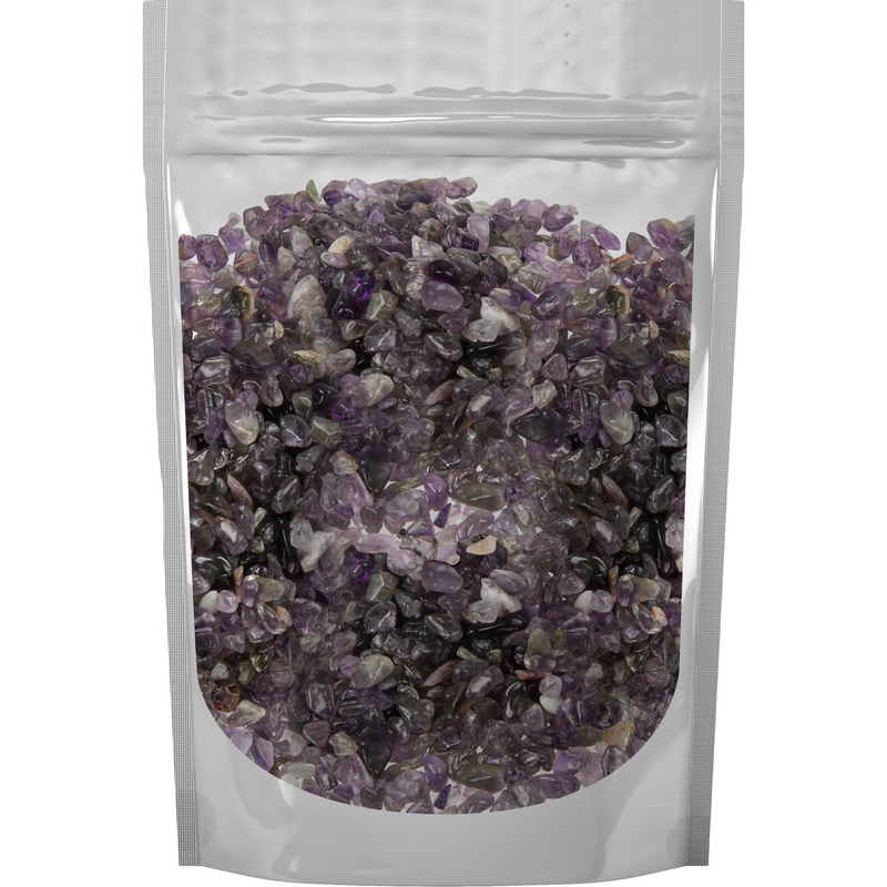 Dark Gray Urban Crafter Quartz Crush  Amethyst 3-5mm 150g Resin Craft