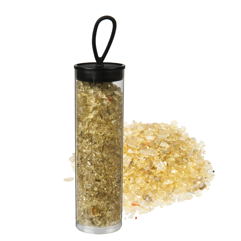 Dark Khaki Urban Crafter Quartz Crush  Citrine 3-5mm 150g Resin Craft