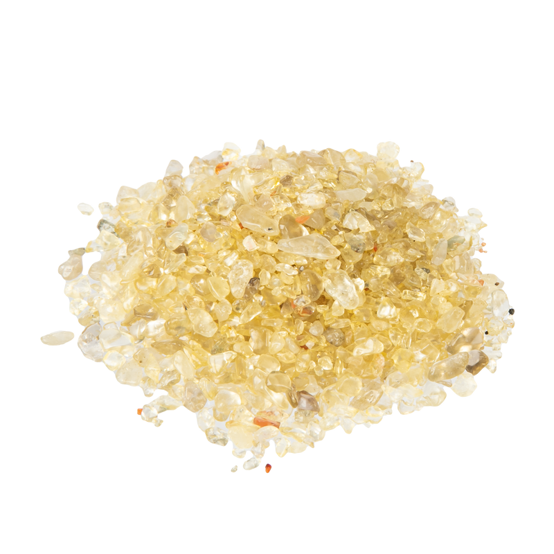 Light Goldenrod Urban Crafter Quartz Crush  Citrine 3-5mm 150g Resin Craft