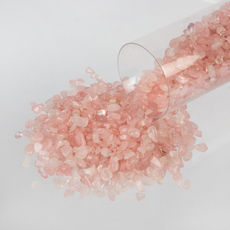 Light Gray Urban Crafter Quartz Crush  Pink crystal 3-5mm 150g Resin Craft