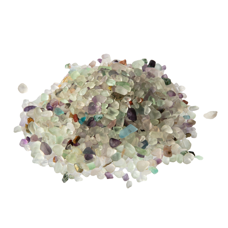 Dark Gray Urban Crafter Quartz Crush  Color Fluorite 3-5mm 150g Resin Craft