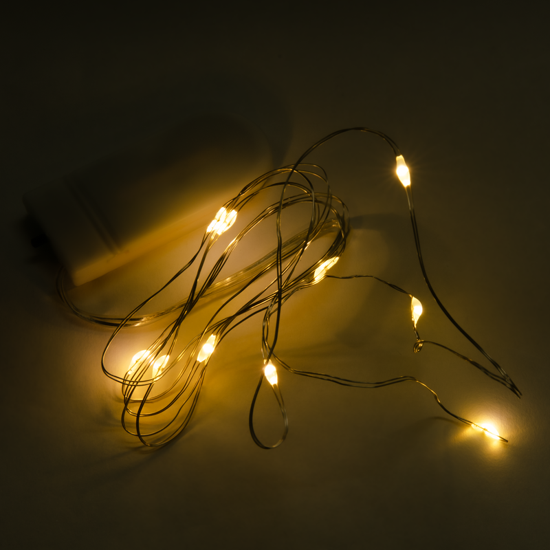 Dark Goldenrod Urban Craft Fairy Lights Warm White 1 Metre Resin Craft