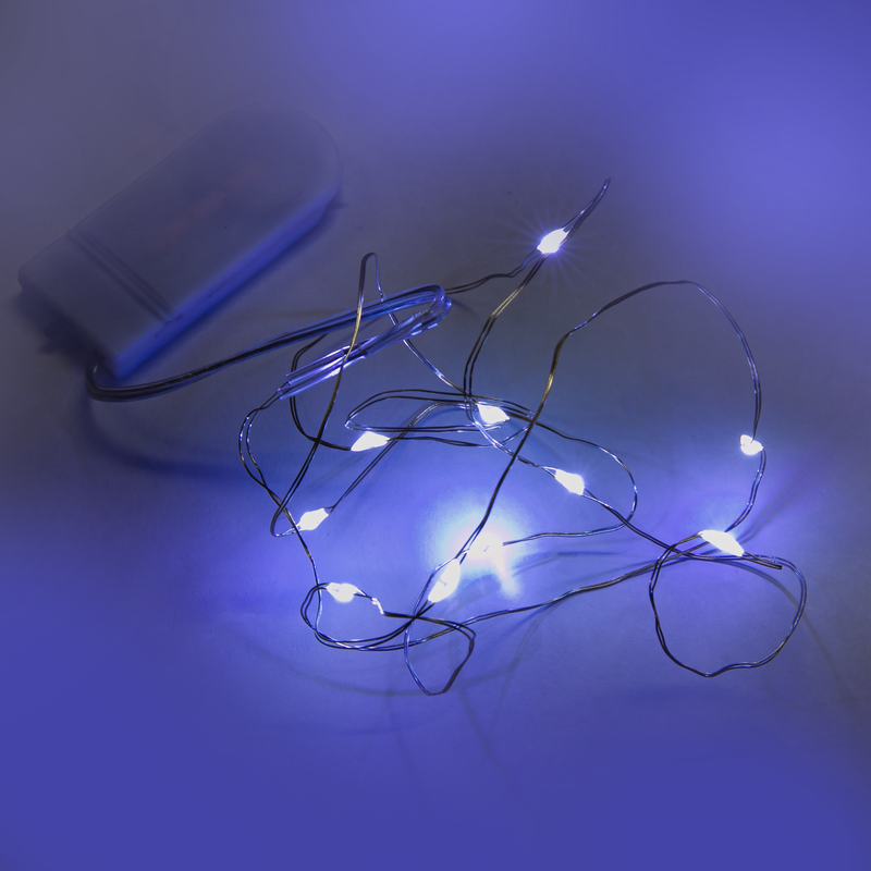 Dark Slate Blue Urban Crafter Fairy Lights White 1 Metre Resin Craft