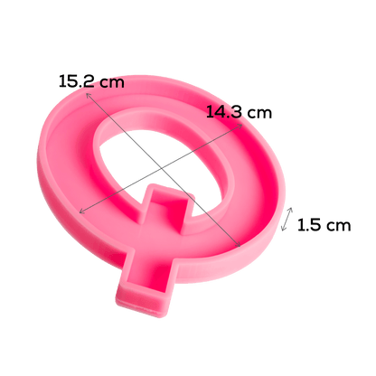 Hot Pink Urban Crafter - Large  Alphabet Silicone Mould  - Q -Height:15.2cm Resin Moulds