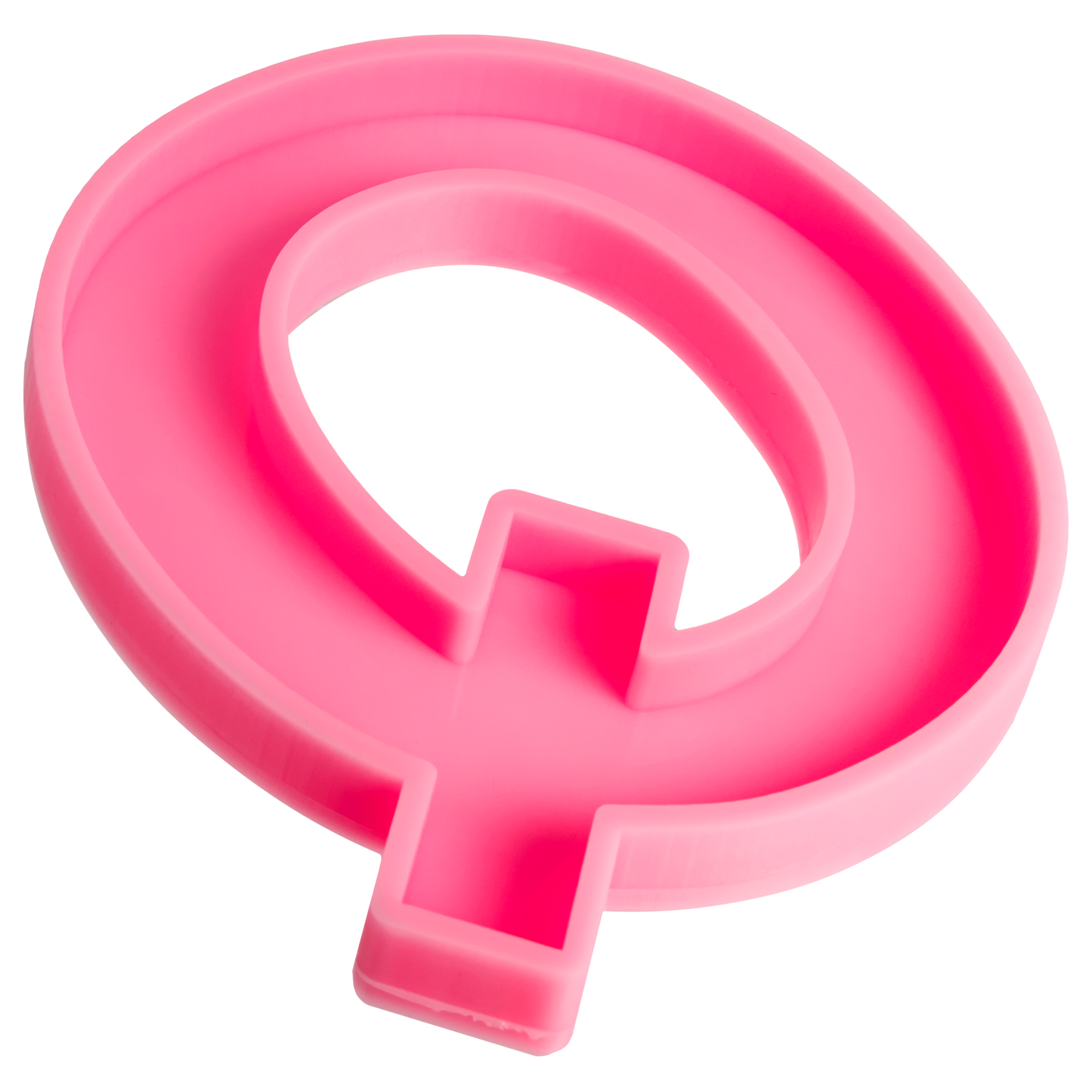 Hot Pink Urban Crafter - Large  Alphabet Silicone Mould  - Q -Height:15.2cm Resin Moulds