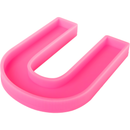 Hot Pink Urban Crafter - Large  Alphabet Silicone Mould  - U -Height:15.2cm Resin Craft Moulds
