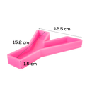 Hot Pink Urban Crafter - Large  Alphabet Silicone Mould  - Y -Height:15.2cm Resin Craft Moulds