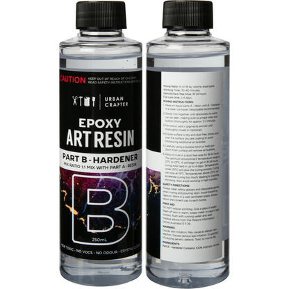 Light Gray Urban Crafter Epoxy Resin Kit 1:1, 500ml (250ml + 250ml) Resin