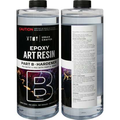 Gray Urban Crafter Epoxy Resin Kit 1:1, 2Lt (1Lt + 1Lt) Resin