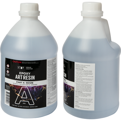 Gray Urban Crafter Epoxy Resin Kit 1:1, 3.78Lt (1.89Lt + 1.89Lt) Resin
