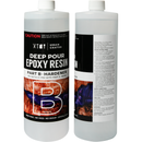 Black Urban Crafter Deep Pour Epoxy Resin Kit 2:1, 3Lt (2Lt + 1Lt) Resins for Casting