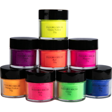 Salmon Urban Crafter Fluro Micas (8 Pack) Resin Dyes, Pigments & Colours