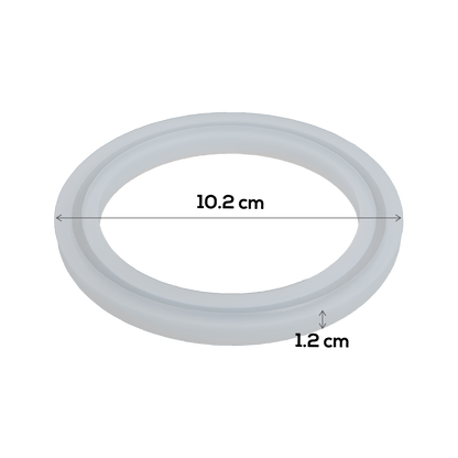 Gray Urban Crafter Silicone Jewellery Mould-Round Bracelet Resin Craft