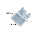 Gray Urban Crafter Silicone Beach Topographic Pendant Mould-Square Resin Moulds
