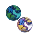 Dark Slate Gray Urban Crafter Silicone Beach Topographic Pendant Mould-Round Resin Craft