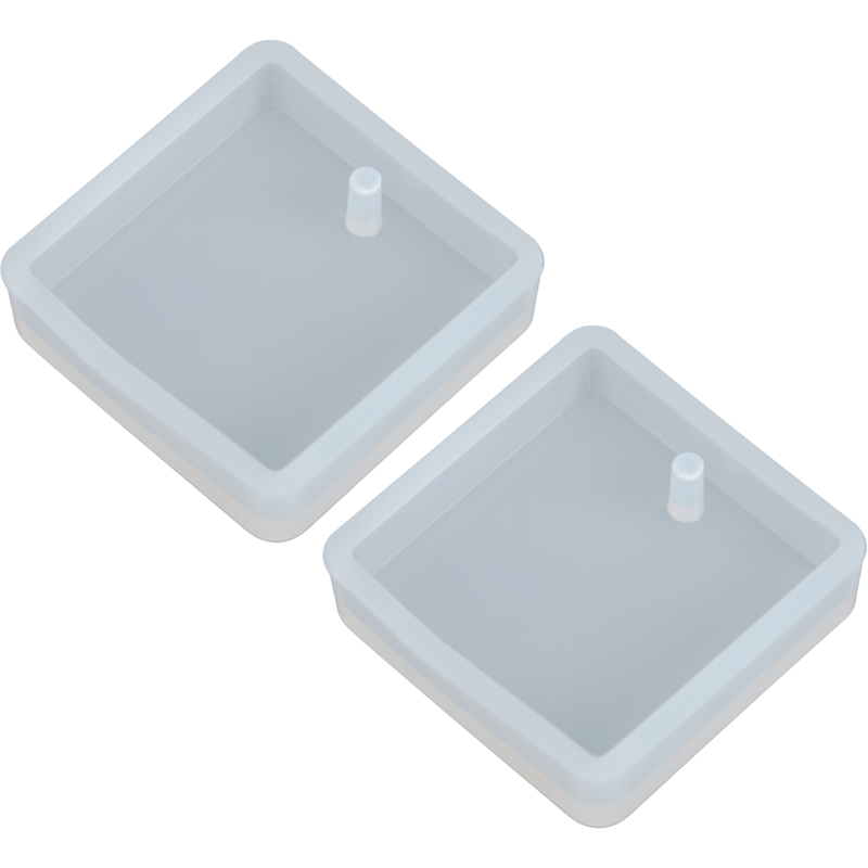 Gray Urban Crafter Silicone Jewellery Mould- Square Earring Moulds (Set of 2) Resin Craft