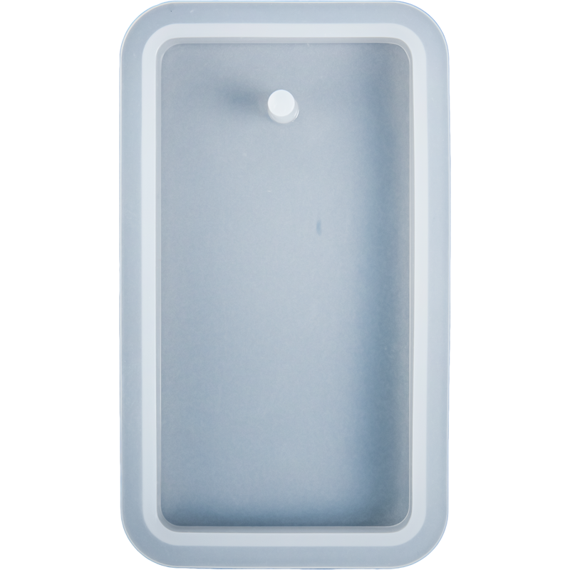 Gray Urban Crafter Silicone Keyring Mould-Rectangle Resin Craft