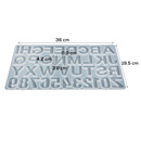 Gray Urban Crafter Silicone Mould-Alphabet & Number Mould Resin Craft