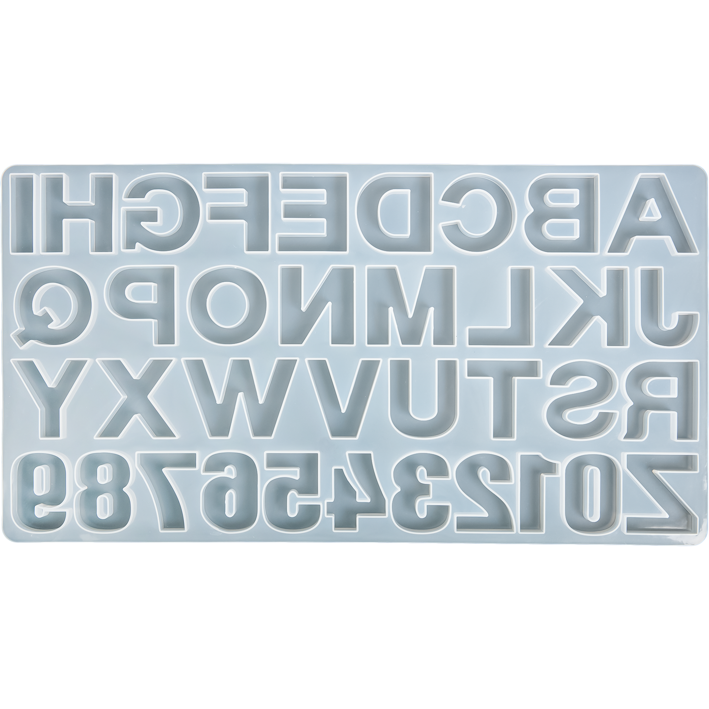 Gray Urban Crafter Silicone Mould-Alphabet & Number Mould Resin Moulds