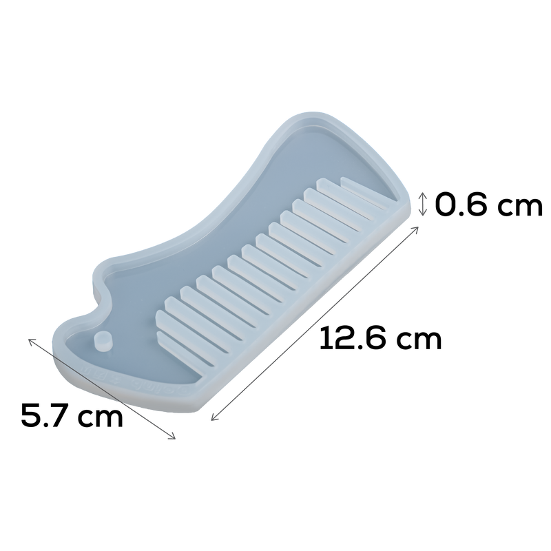 Gray Urban Crafter Resin Mould Hair Comb Mould-Comb 1 Resin Craft