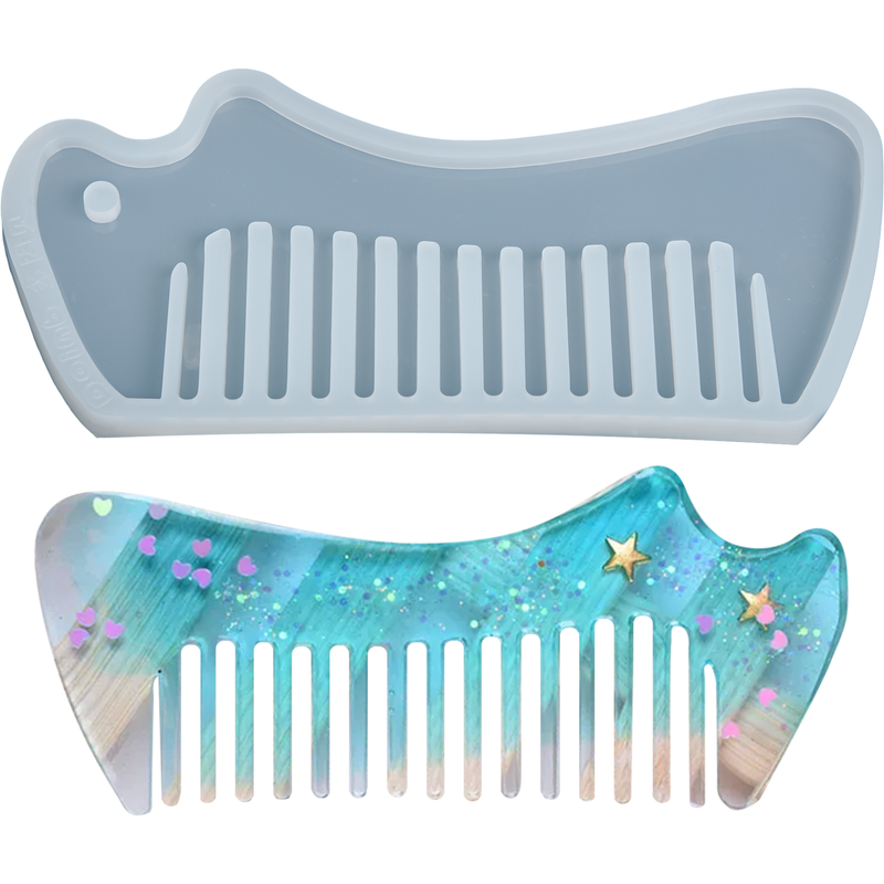 Dark Gray Urban Crafter Resin Mould Hair Comb Mould-Comb 1 Resin Craft