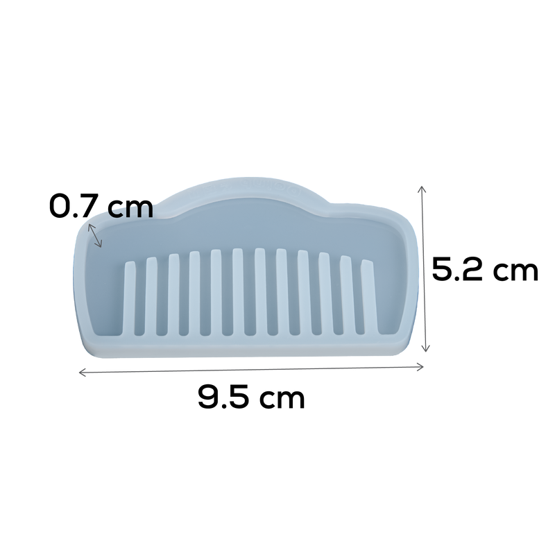 Gray Urban Crafter Resin Mould Hair Comb Mould-Comb 2 Resin Craft