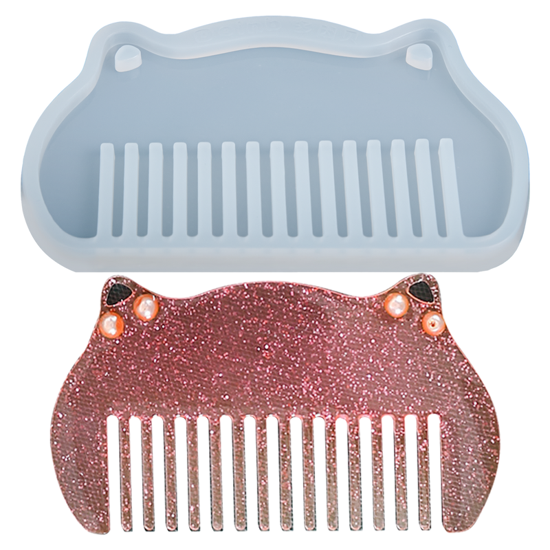 Gray Urban Crafter Resin Mould Hair Comb Mould-Comb 3 Resin Craft