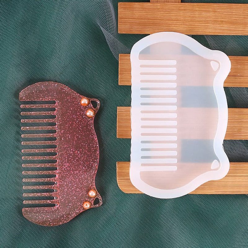 Dark Slate Gray Urban Crafter Resin Mould Hair Comb Mould-Comb 3 Resin Craft