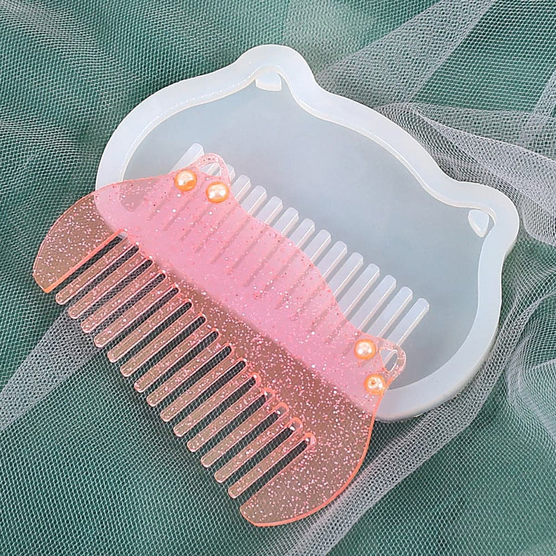 Gray Urban Crafter Resin Mould Hair Comb Mould-Comb 3 Resin Craft