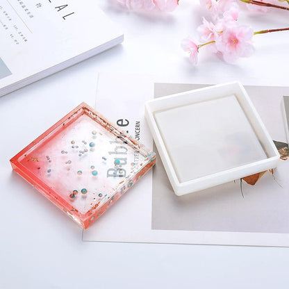 Lavender Urban Crafter Coaster Mould-Square Resin Moulds