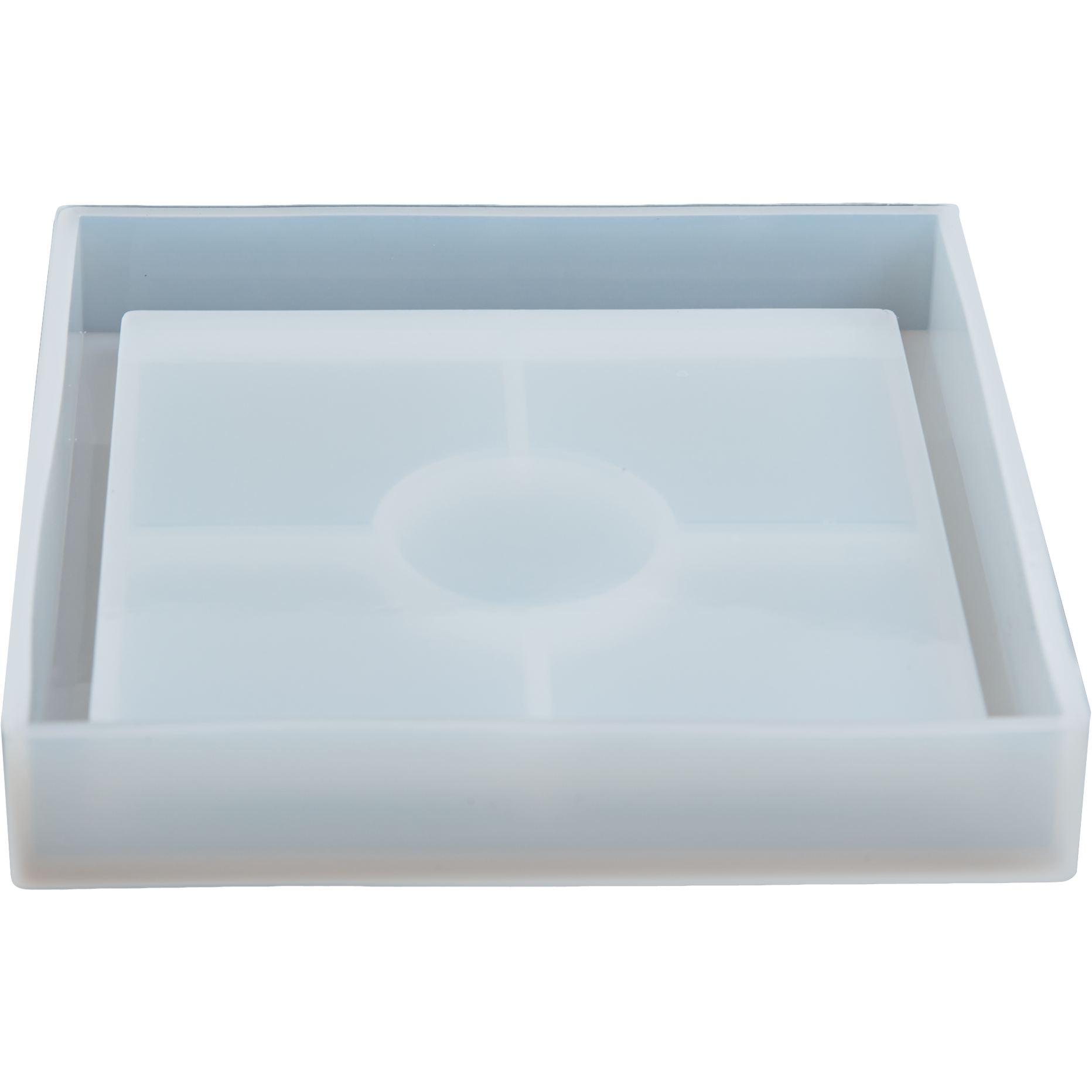 Light Gray Urban Crafter Coaster Mould-Square Resin Moulds