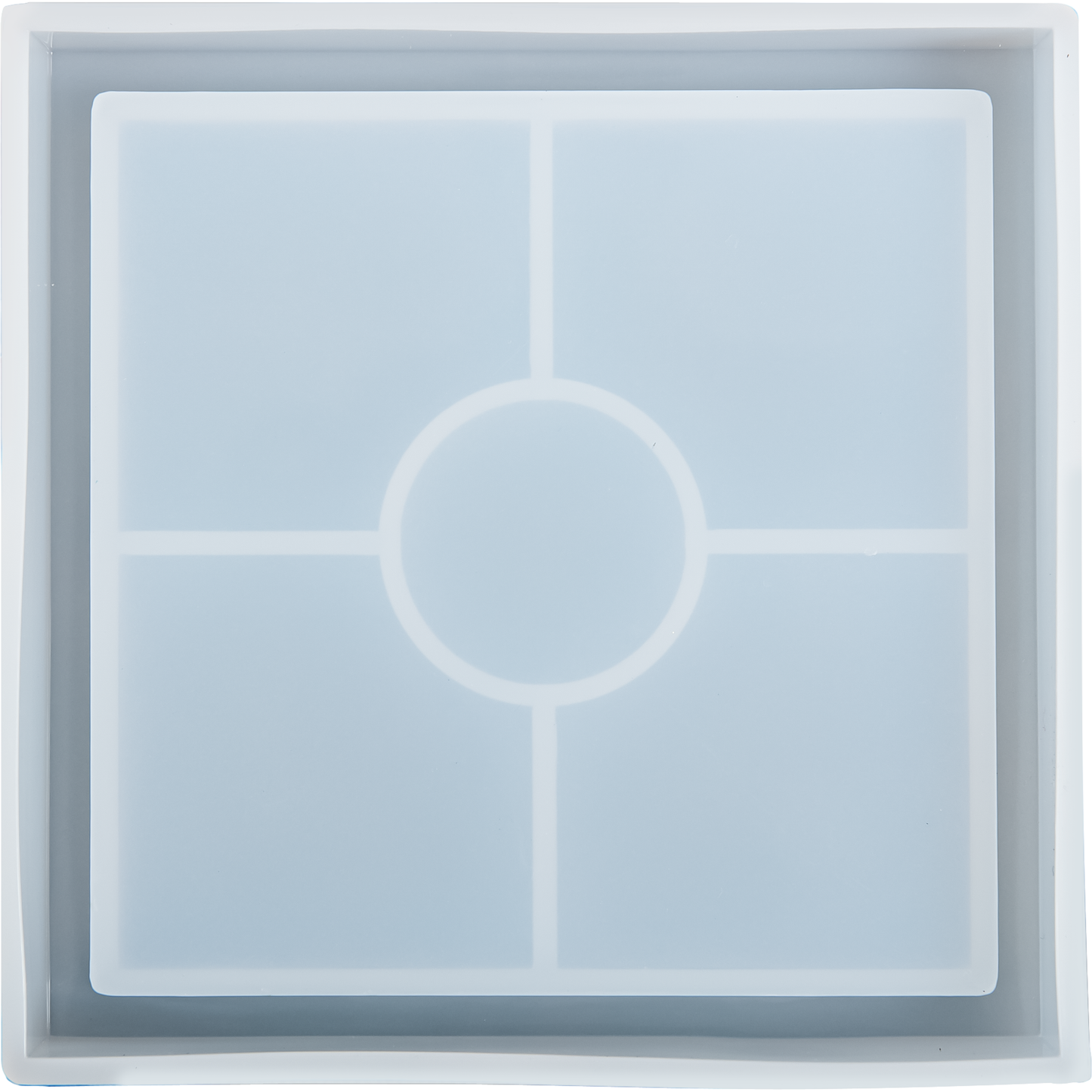 Light Steel Blue Urban Crafter Coaster Mould-Square Resin Moulds