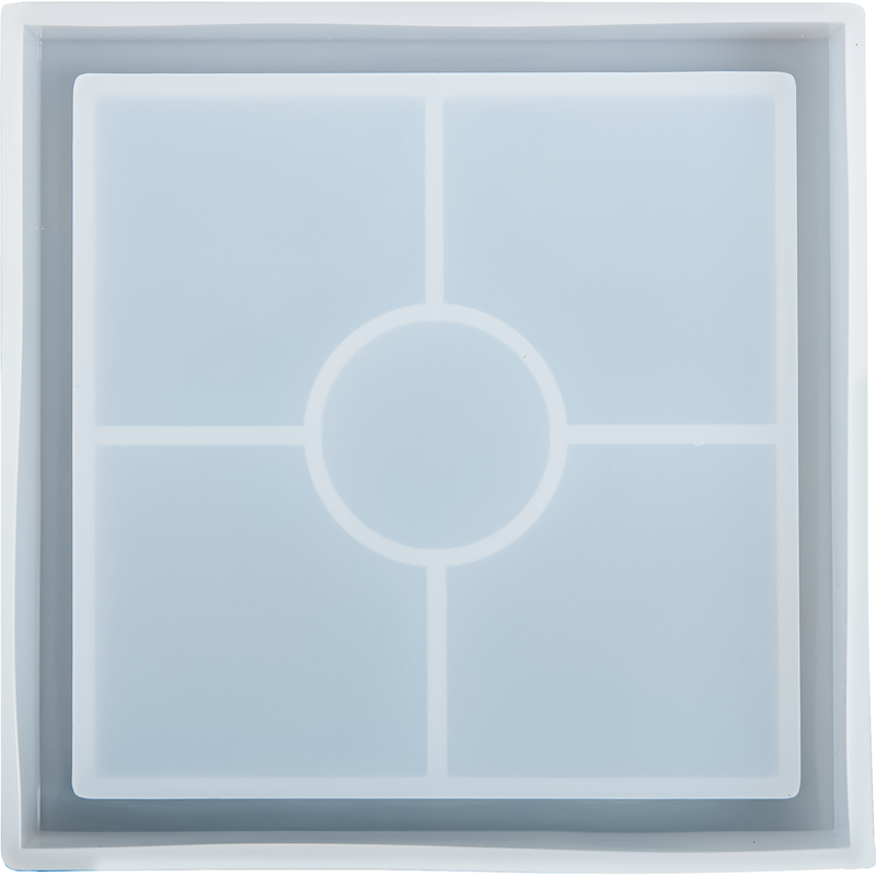 Light Steel Blue Urban Crafter Coaster Mould-Square Resin Craft