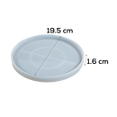 Light Steel Blue Urban Crafter Dish/Plate Mould- Round, Large Resin Moulds