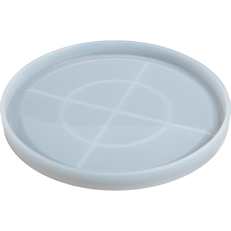 Light Steel Blue Urban Crafter Dish/Plate Mould- Round, Large Resin Craft