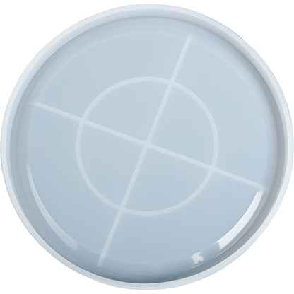Light Steel Blue Urban Crafter Dish/Plate Mould- Round, Large Resin Moulds