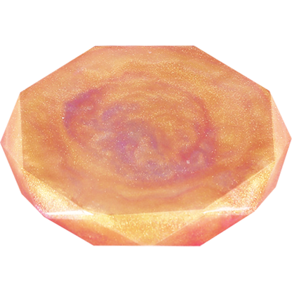 Dark Salmon Urban Crafter Silicone Coaster Mould Coasters-Diamond Round, Small Resin Moulds